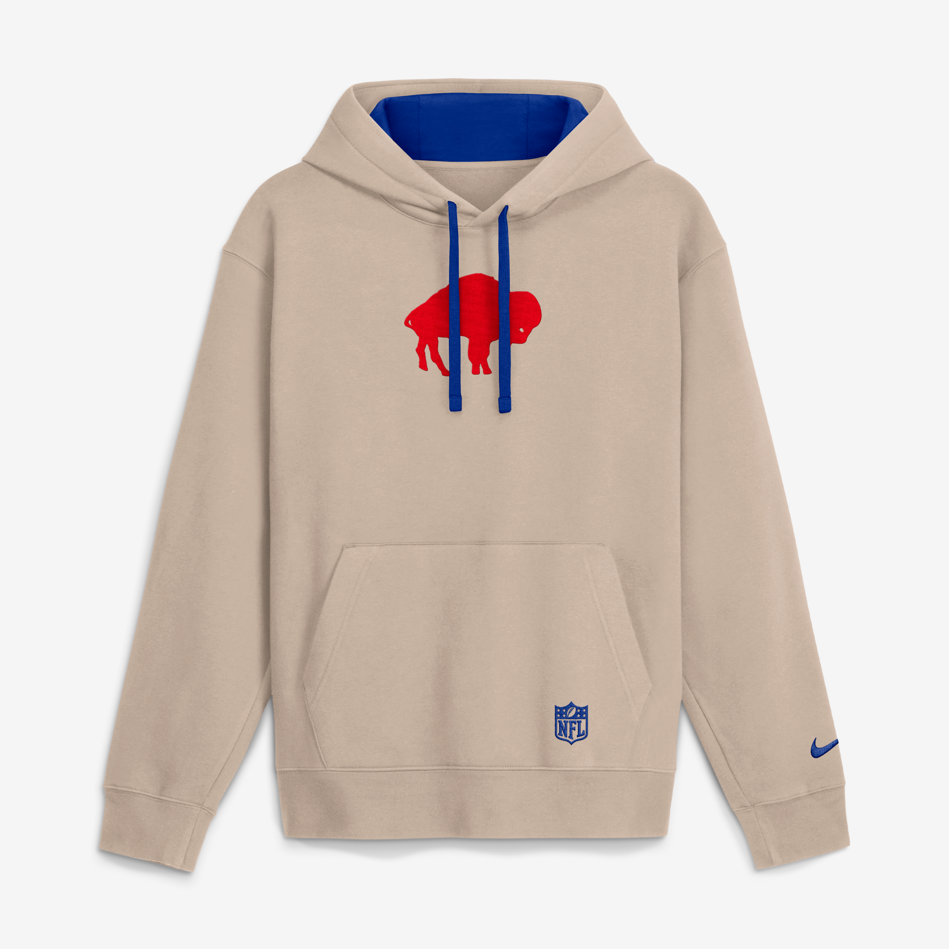 Men’s Nike Sand Buffalo Bills Rewind Club Hoodie