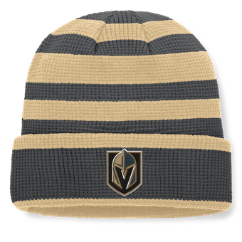 Men's Fanatics Charcoal/Gold Vegas Golden Knights Fundamental Steady Cuffed Knit Hat