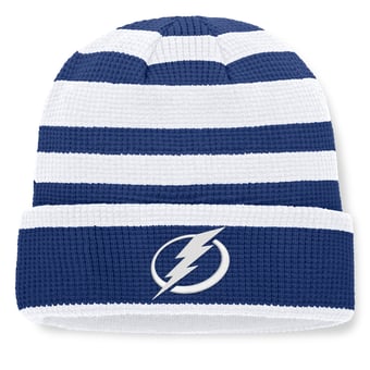 Men's Fanatics Blue/White Tampa Bay Lightning Fundamental Steady Cuffed Knit Hat