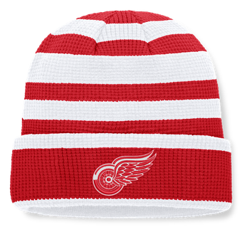 Men's Fanatics Red/White Detroit Red Wings Fundamental Steady Cuffed Knit Hat