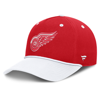Men's Fanatics Red/White Detroit Red Wings Fundamental Power Play A-Frame Adjustable Hat