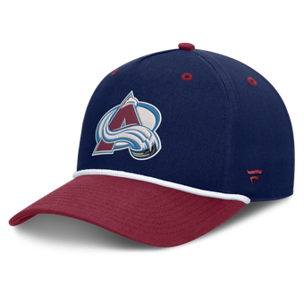 Men's Fanatics Navy/Burgundy Colorado Avalanche Fundamental Power Play A-Frame Adjustable Hat