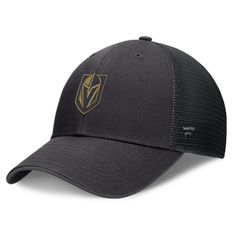 Men's Fanatics Black Vegas Golden Knights Fundamental Limits Trucker Adjustable Hat