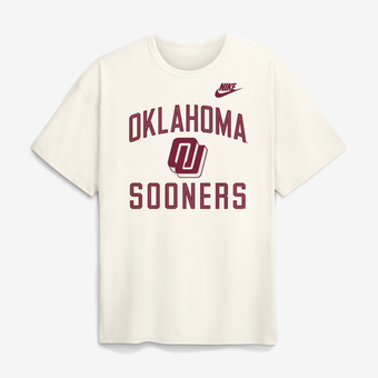 Men's Nike Cream Oklahoma Sooners Legacy Max90 T-Shirt