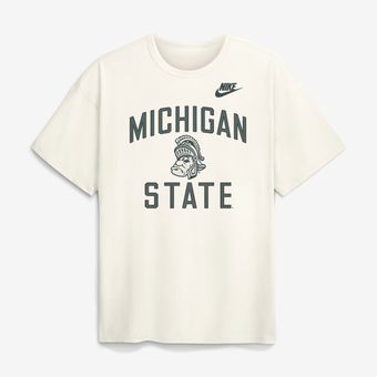 Men's Nike Cream Michigan State Spartans Legacy Max90 T-Shirt
