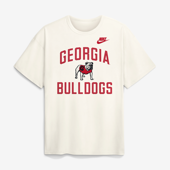 Men's Nike Cream Georgia Bulldogs Legacy Max90 T-Shirt
