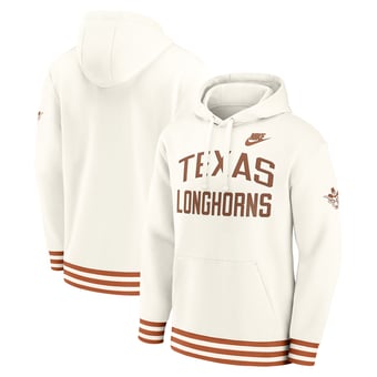 Men's Nike  Cream Texas Longhorns Legacy Retro Pullover Hoodie