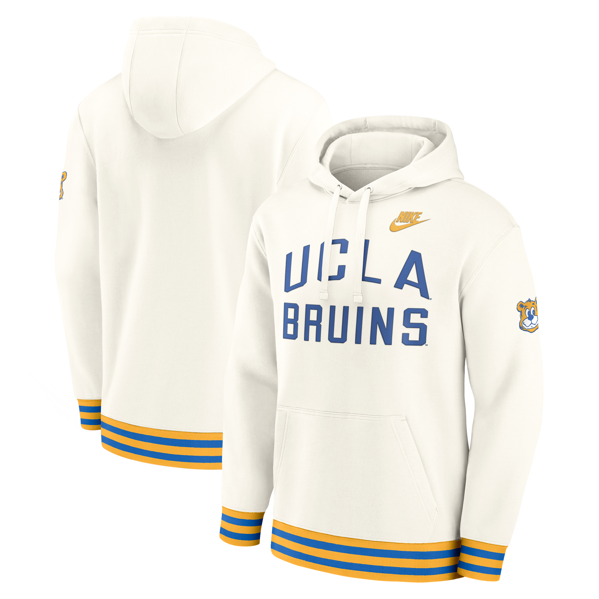 Men's Nike  Cream UCLA Bruins Legacy Retro Pullover Hoodie