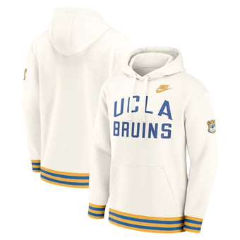 Men's Nike  Cream UCLA Bruins Legacy Retro Pullover Hoodie