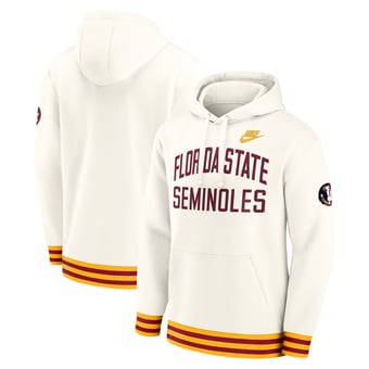 Men's Nike  Cream Florida State Seminoles Legacy Retro Pullover Hoodie