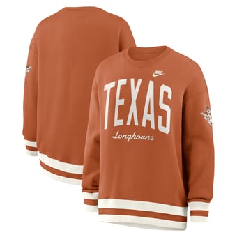 Women's Nike  Texas Orange Texas Longhorns Oversized Legacy Arch Phoenix Sweatshirt