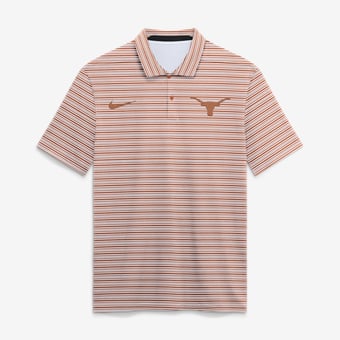 Men's Nike  Texas Orange Texas Longhorns Primetime Vapor Striped Dri-FIT Polo