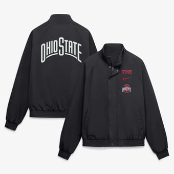Men's Nike  Black Ohio State Buckeyes Primetime Club Twill Jacket
