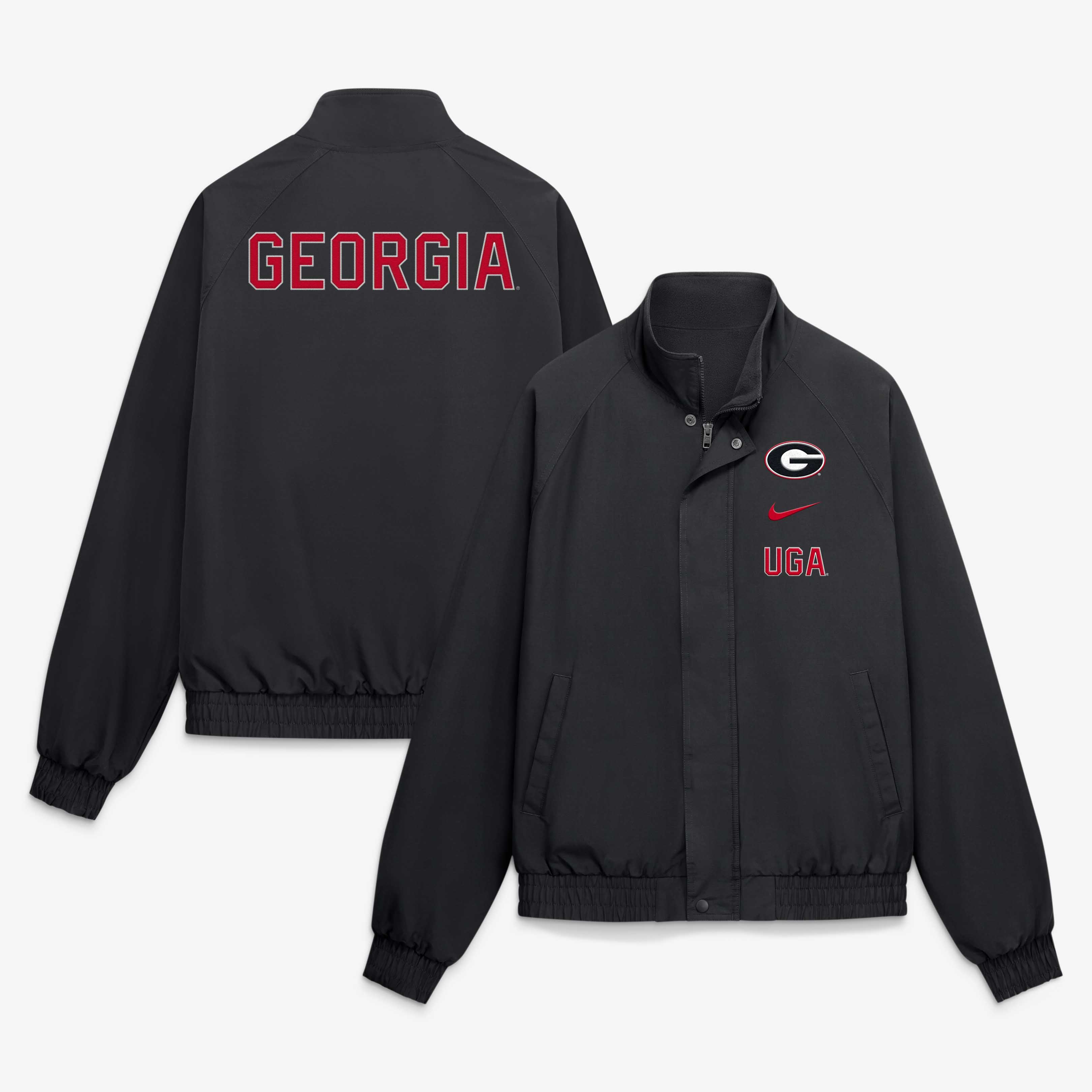 Men's Nike  Black Georgia Bulldogs Primetime Club Twill Jacket