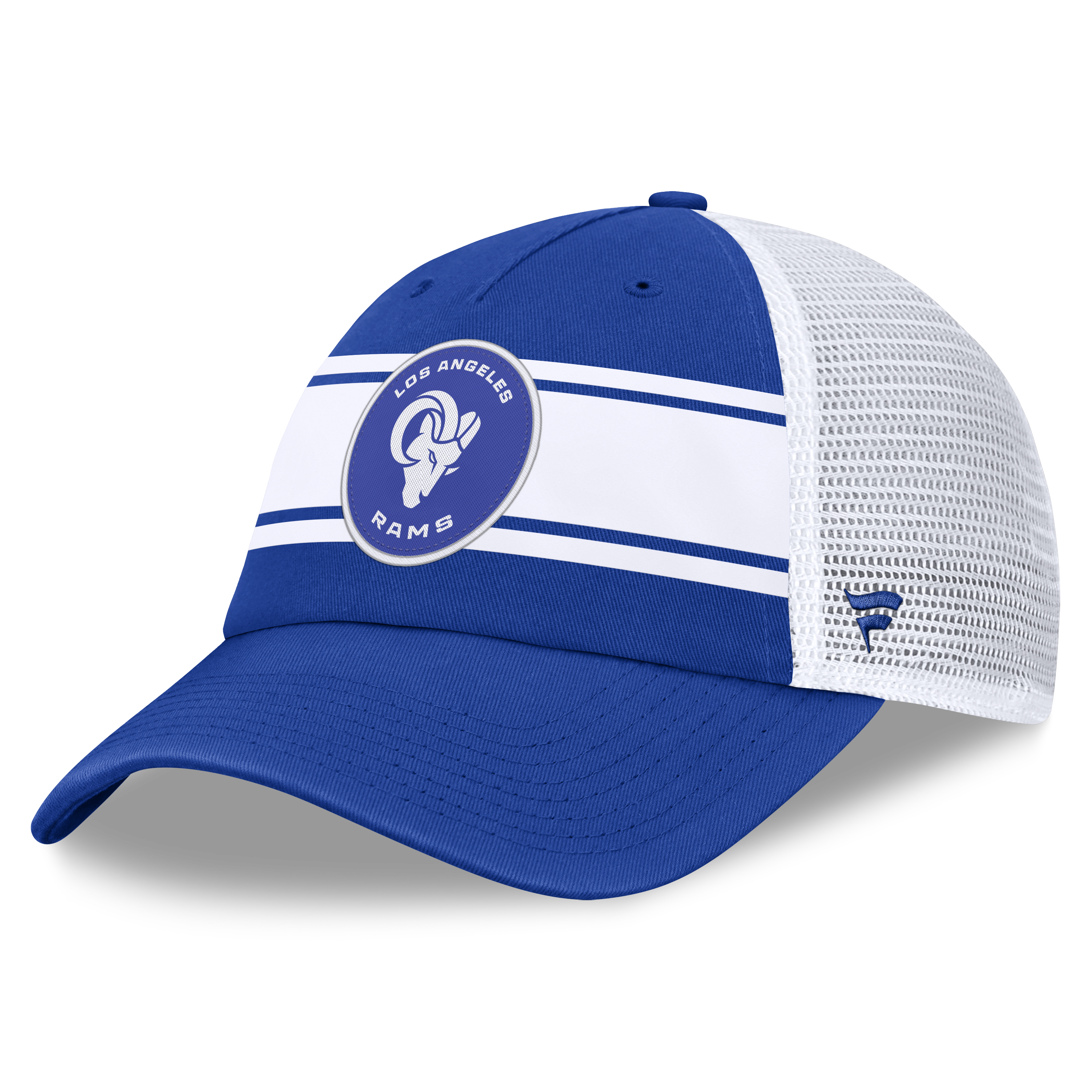 Men's Fanatics Royal Los Angeles Rams Muddle Trucker Adjustable Hat