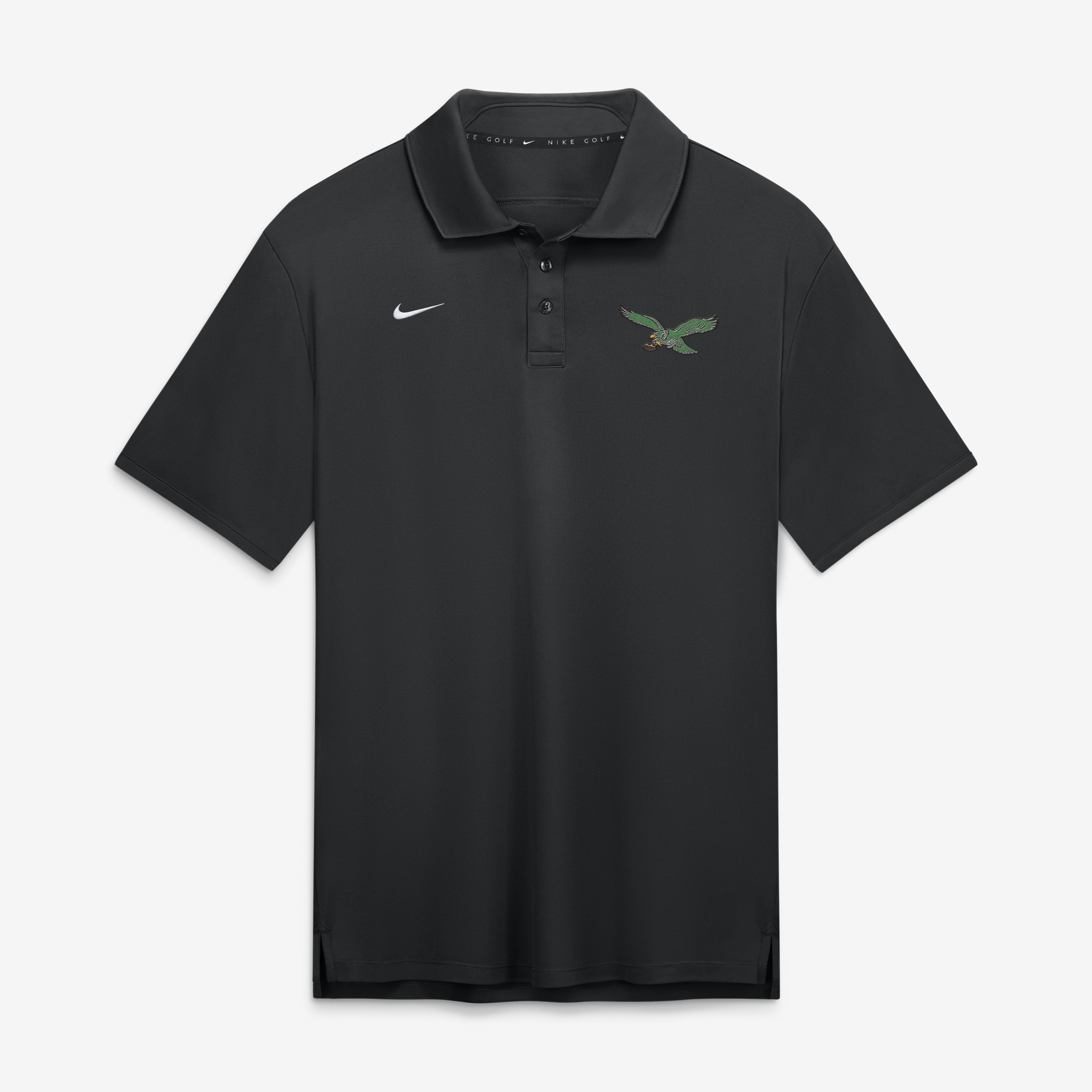 Men's Nike Black Philadelphia Eagles Par Solid Dri-FIT Polo