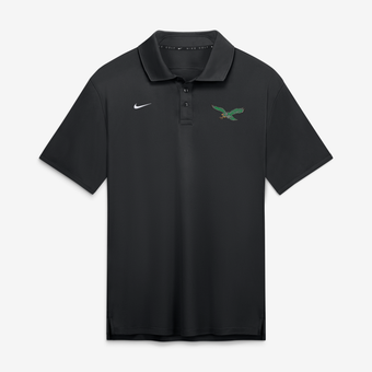 Men's Nike  Black Philadelphia Eagles Par Solid Dri-FIT Polo