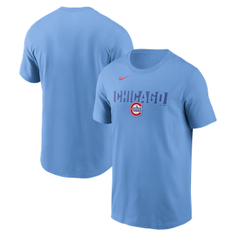 Men's Nike Light Blue Chicago Cubs Alternate T-Shirt