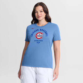 Women's Nike Light Blue Chicago Cubs Alternate T-Shirt