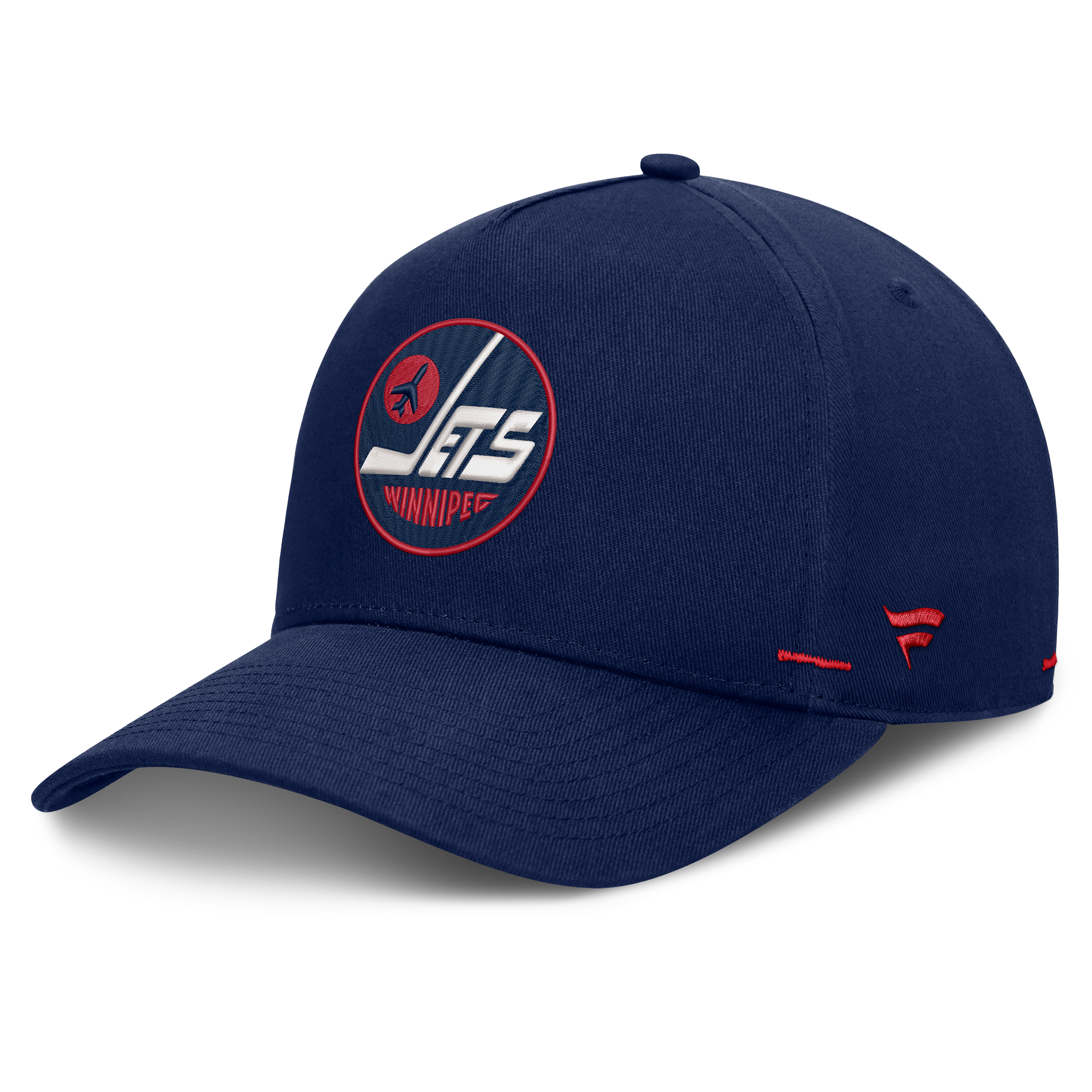 Men's Fanatics Navy Winnipeg Jets Alternate Authentic Pro Rink A-Frame Adjustable Hat