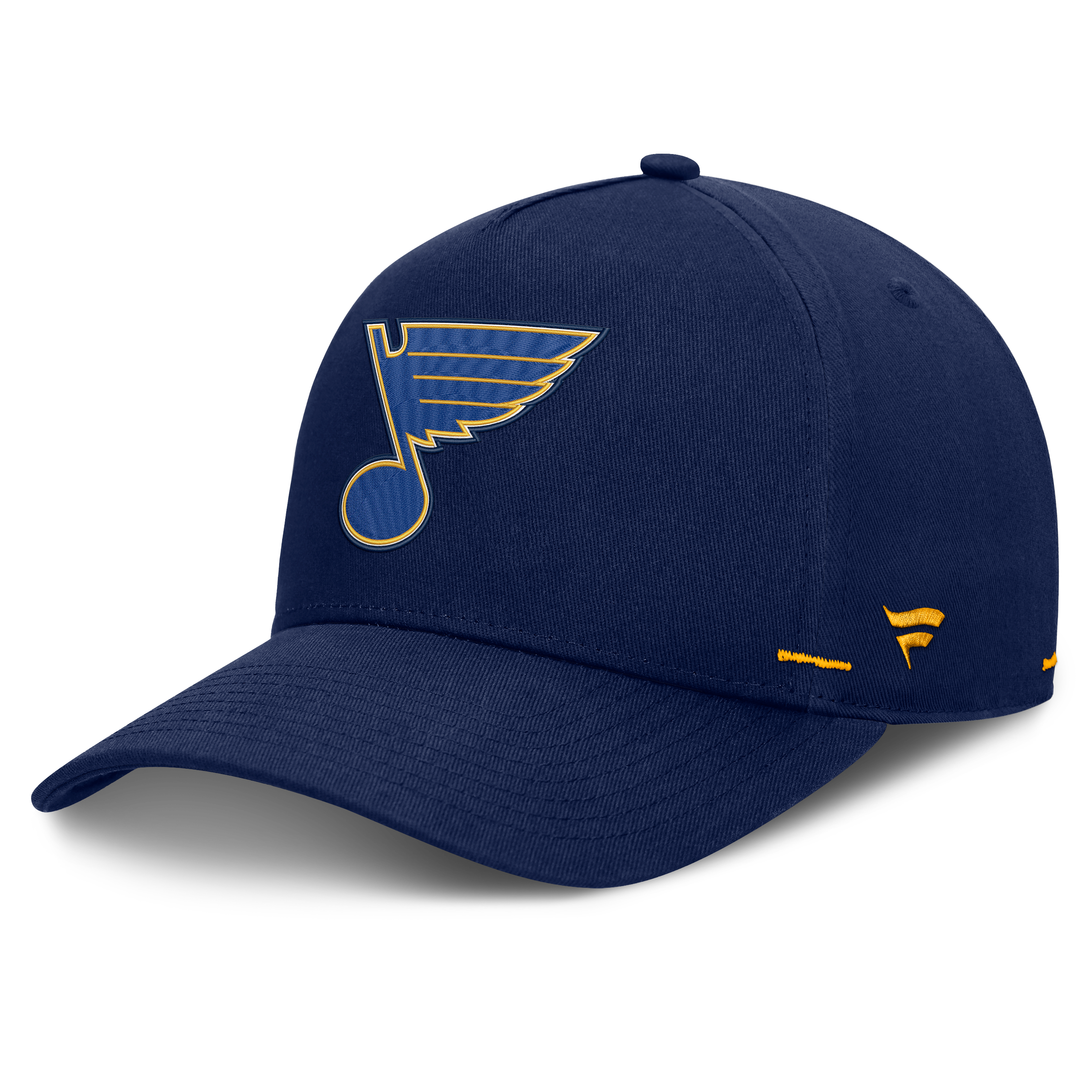 Men's Fanatics Navy St. Louis Blues Alternate Authentic Pro Rink A-Frame Adjustable Hat