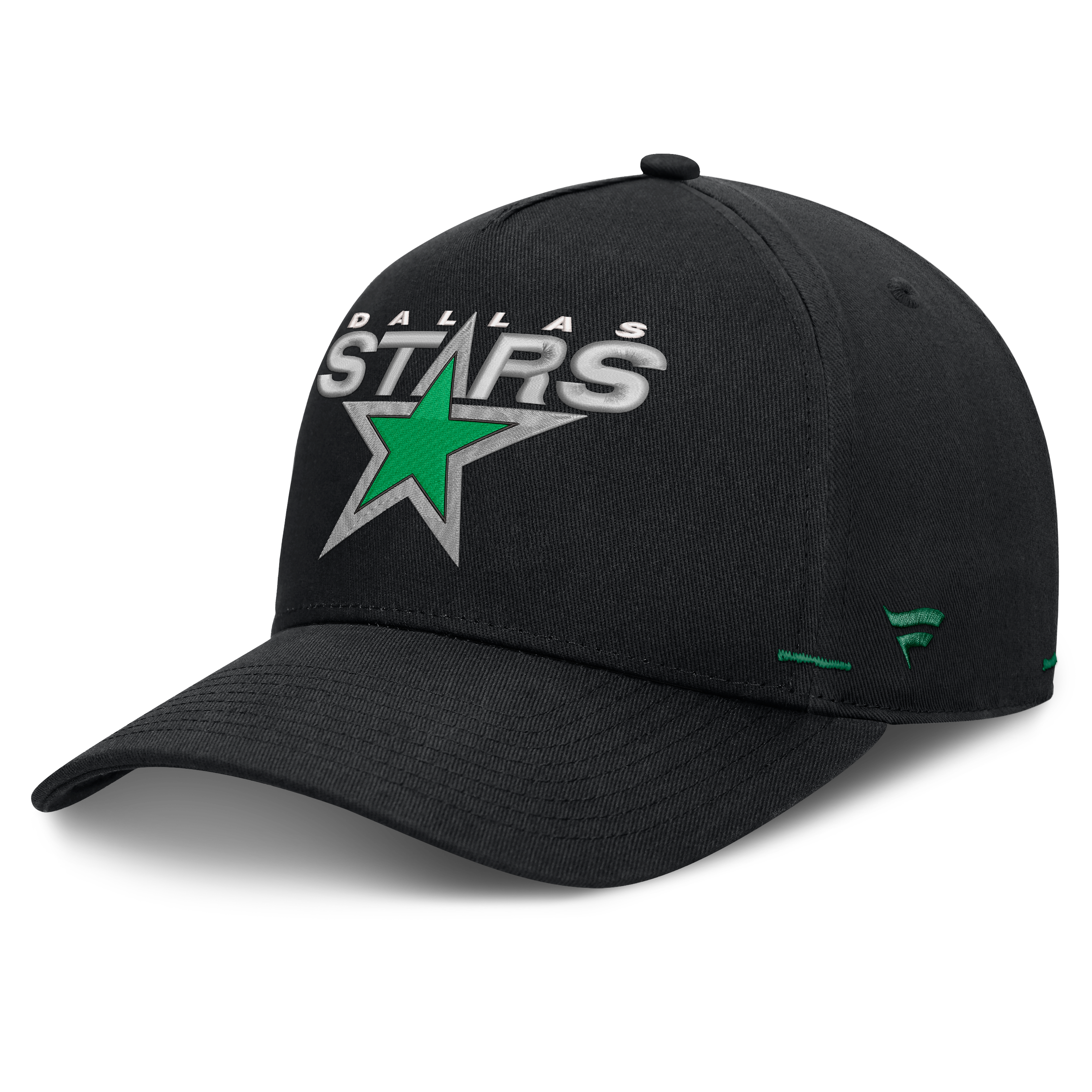 Men's Fanatics Black Dallas Stars Alternate Authentic Pro Rink A-Frame Adjustable Hat
