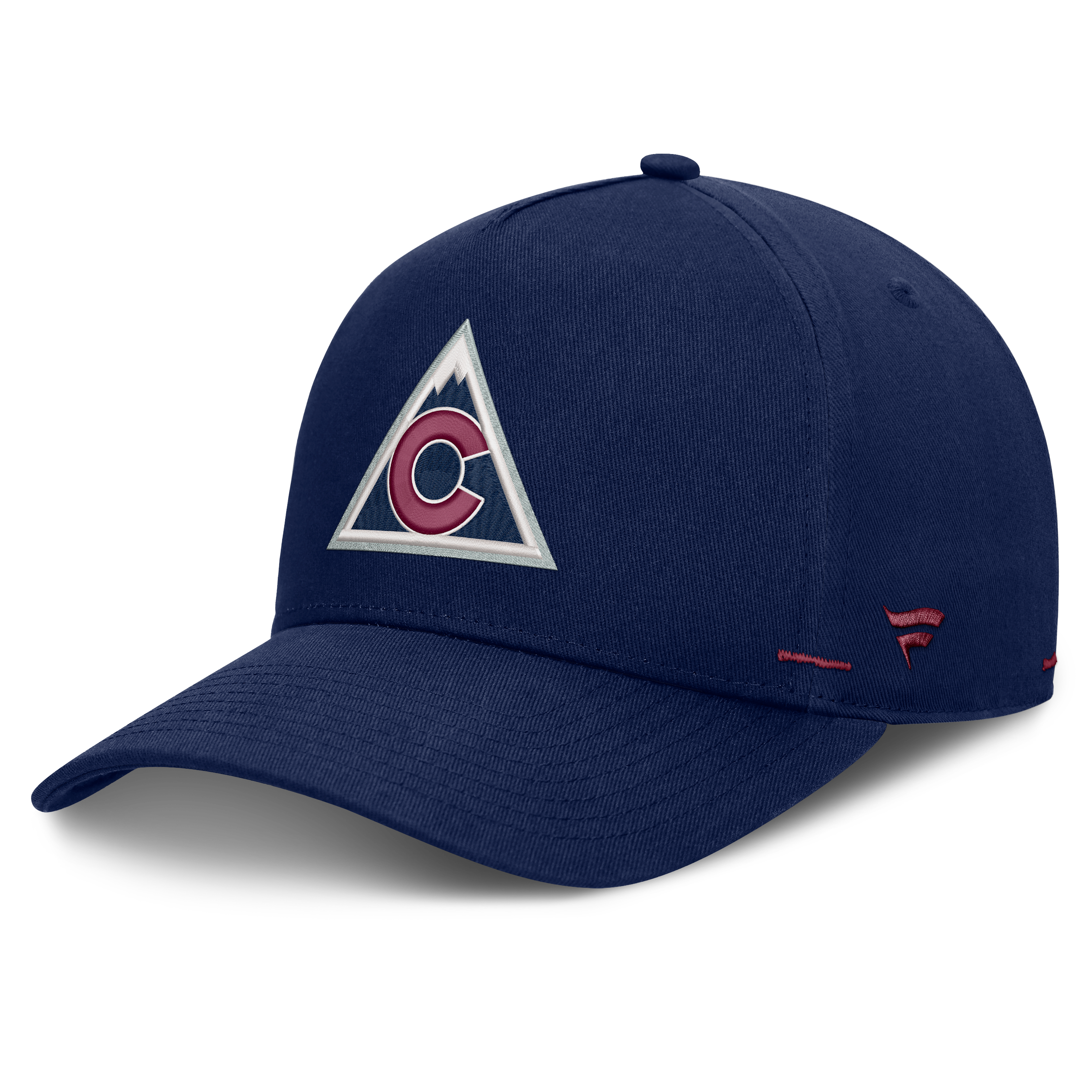 Men's Fanatics Navy Colorado Avalanche Alternate Authentic Pro Rink A-Frame Adjustable Hat