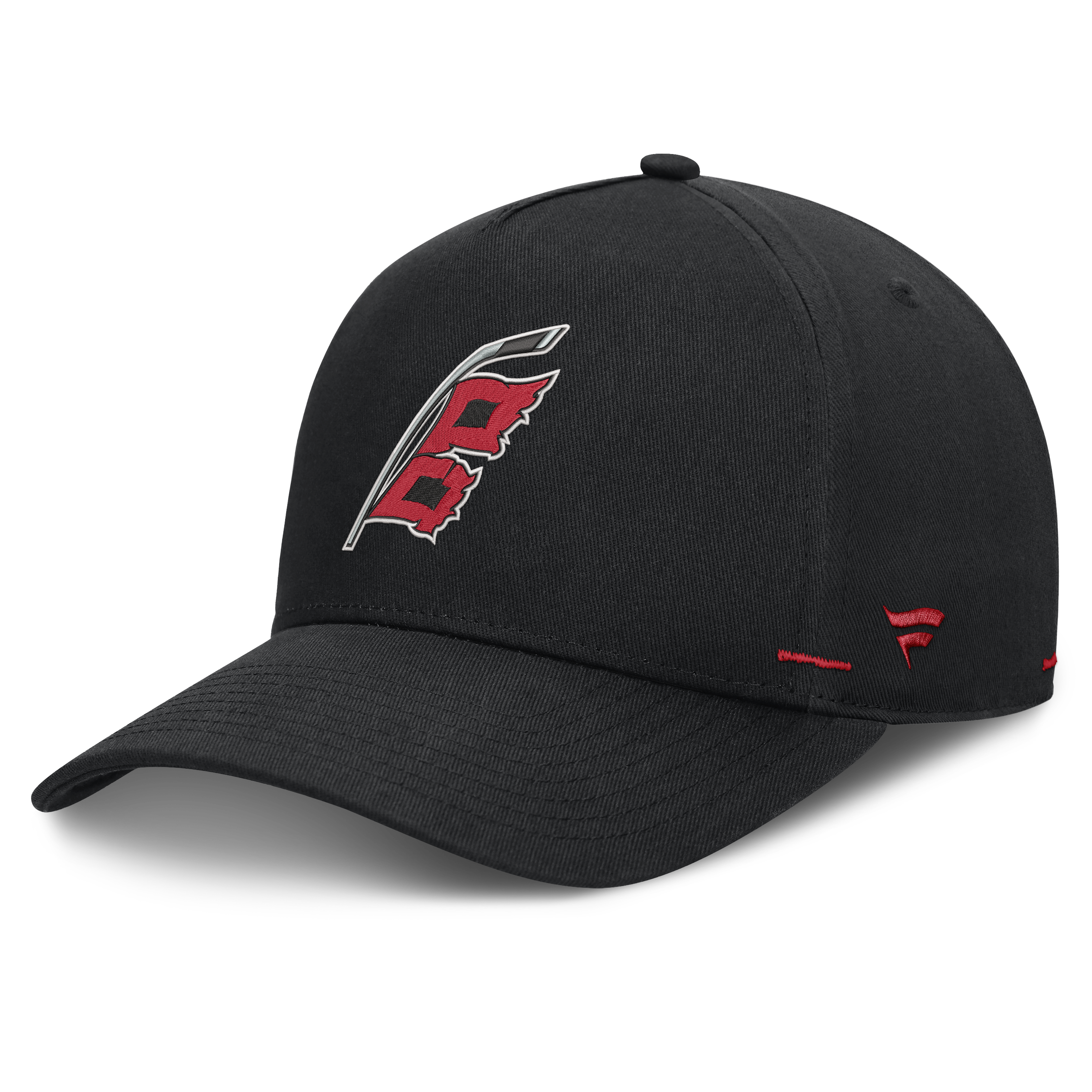 Men's Fanatics Black Carolina Hurricanes Alternate Authentic Pro Rink A-Frame Adjustable Hat