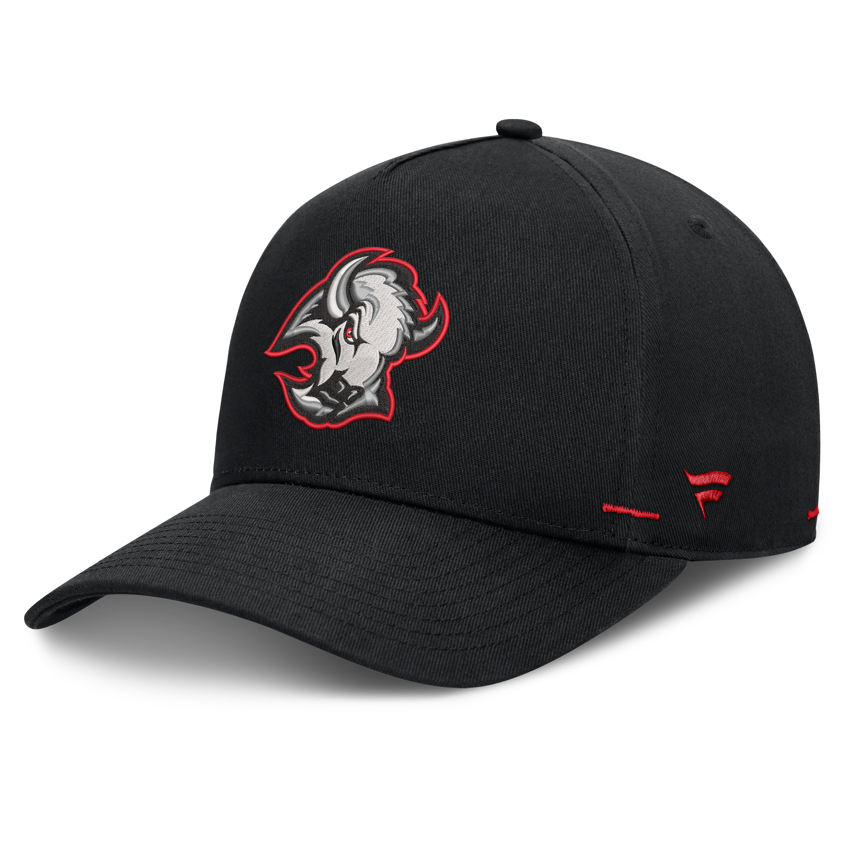 Men's Fanatics Black Buffalo Sabres Alternate Authentic Pro Rink A-Frame Adjustable Hat