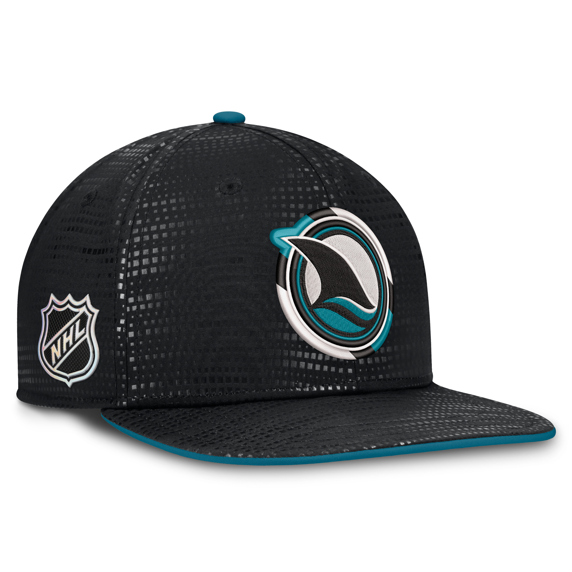 Men's Fanatics Black San Jose Sharks Alternate Authentic Pro Rink Snapback Hat