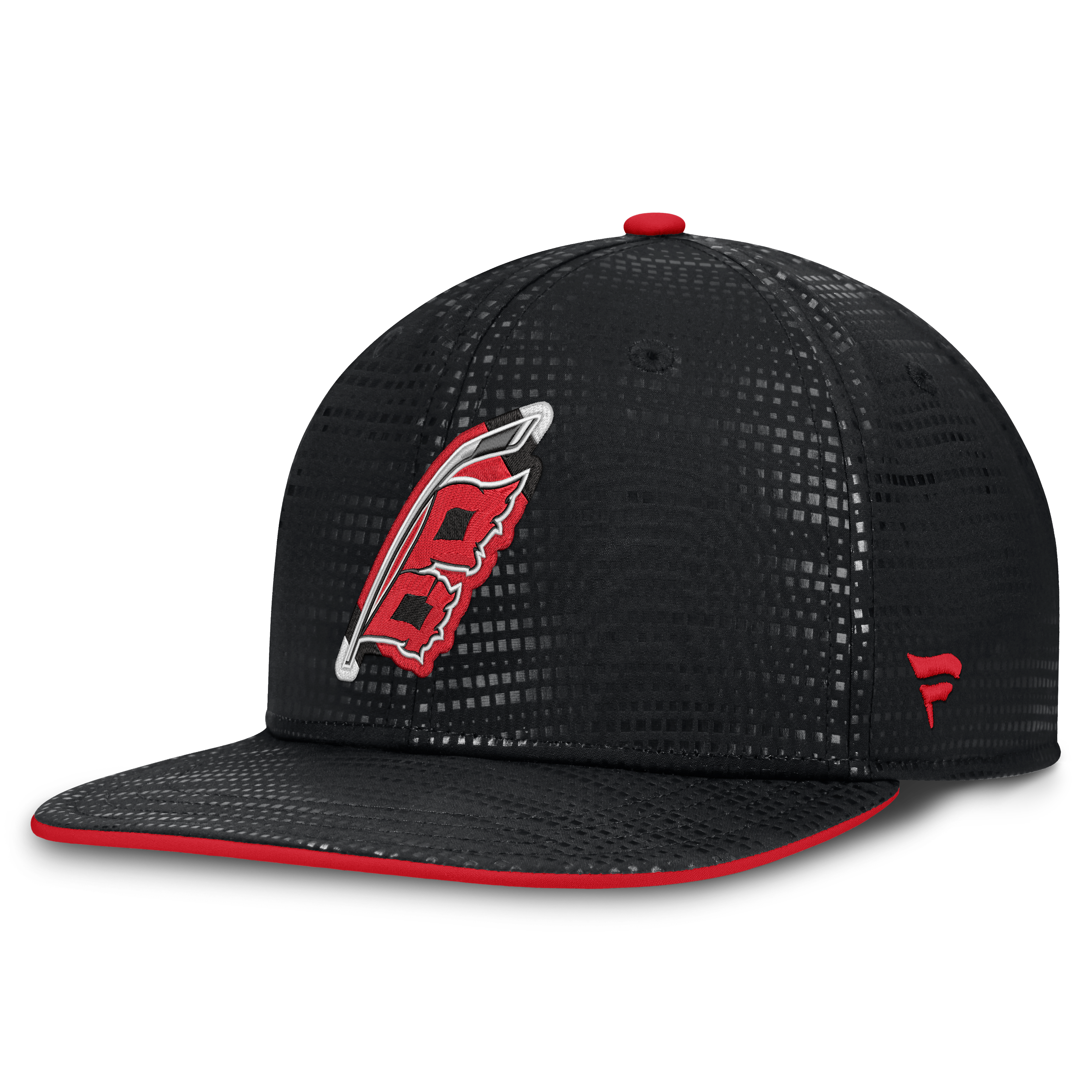 Men's Fanatics Black Carolina Hurricanes Alternate Authentic Pro Rink Snapback Hat
