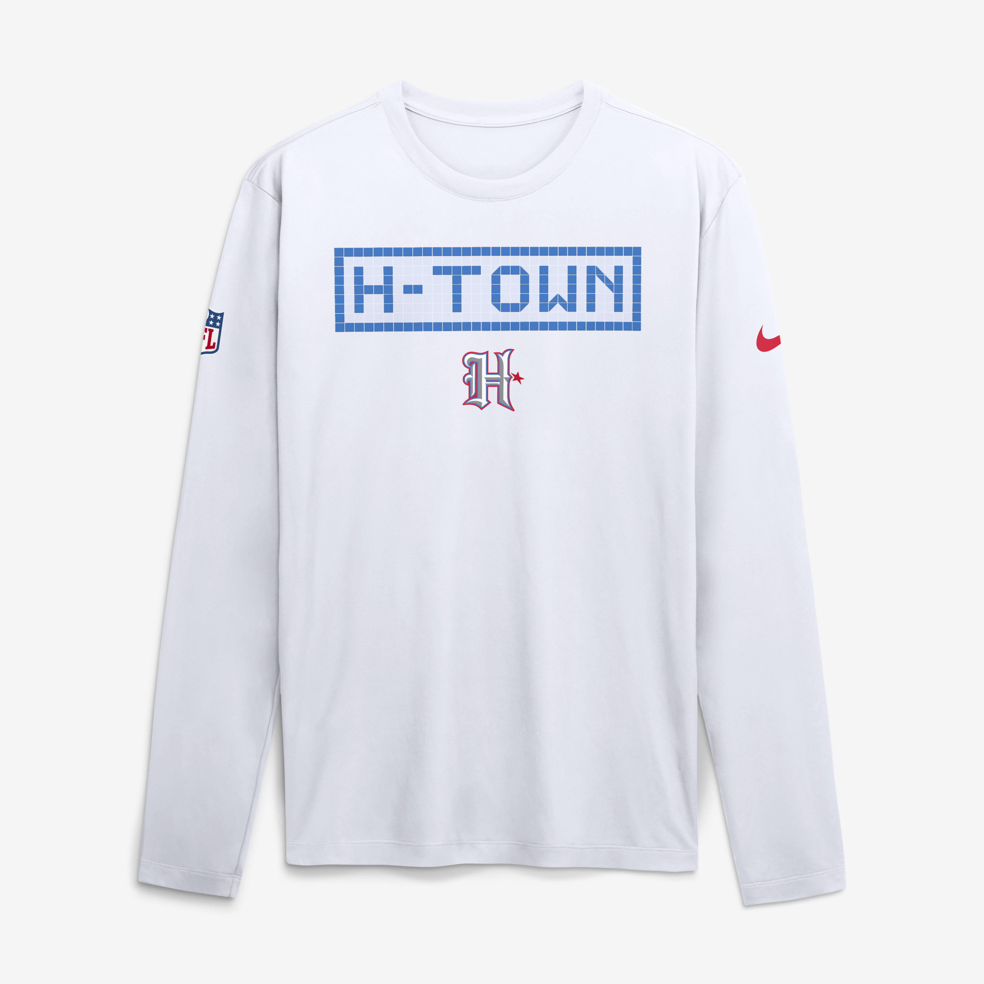 Men's Nike  White Houston Texans 2026 Rivalries Collection Sideline Legend Long Sleeve T-Shirt