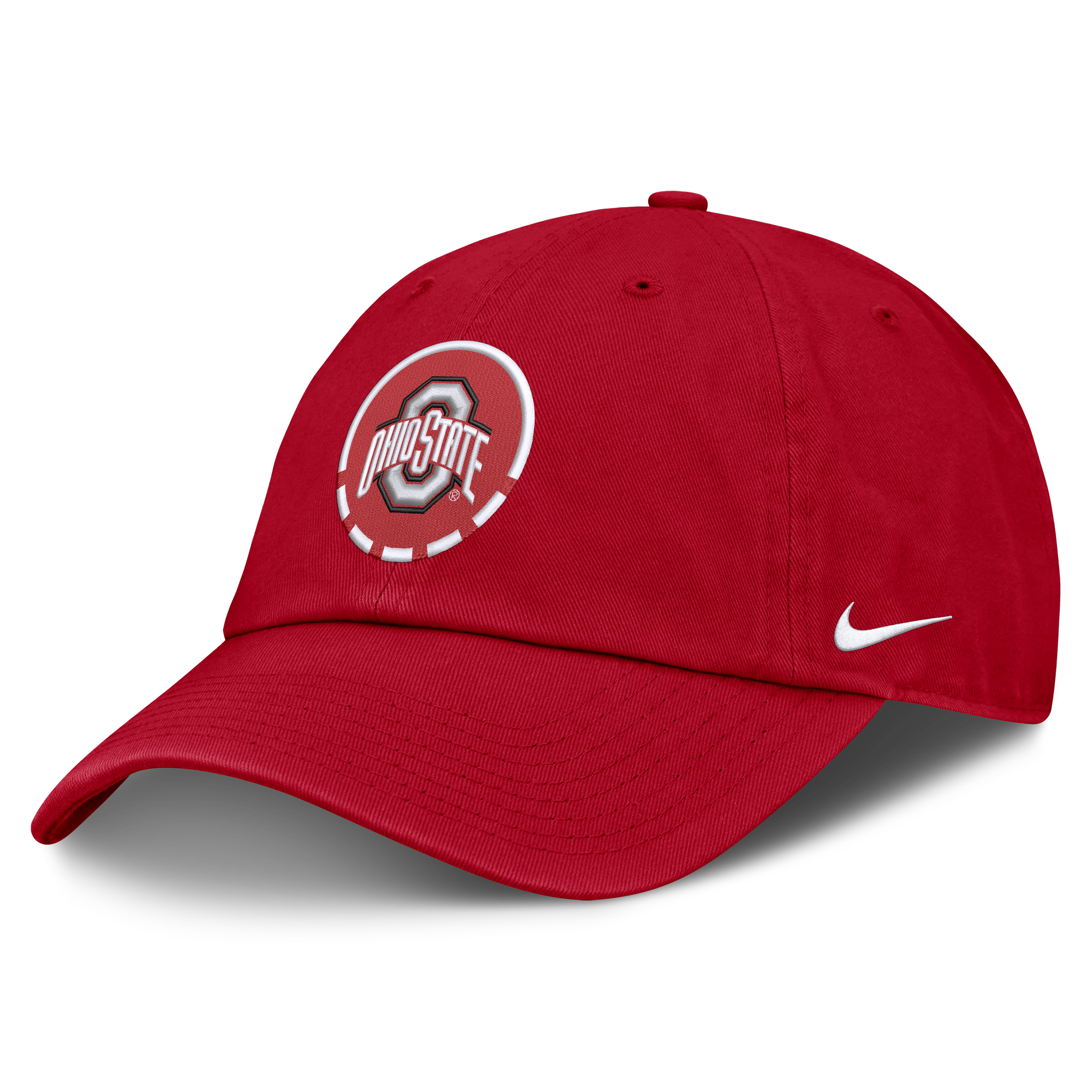 Men's Nike Scarlet Ohio State Buckeyes Primetime Basketball Club Adjustable Hat