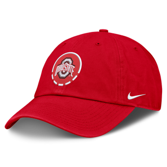 Men's Nike Scarlet Ohio State Buckeyes Primetime Basketball Club Adjustable Hat