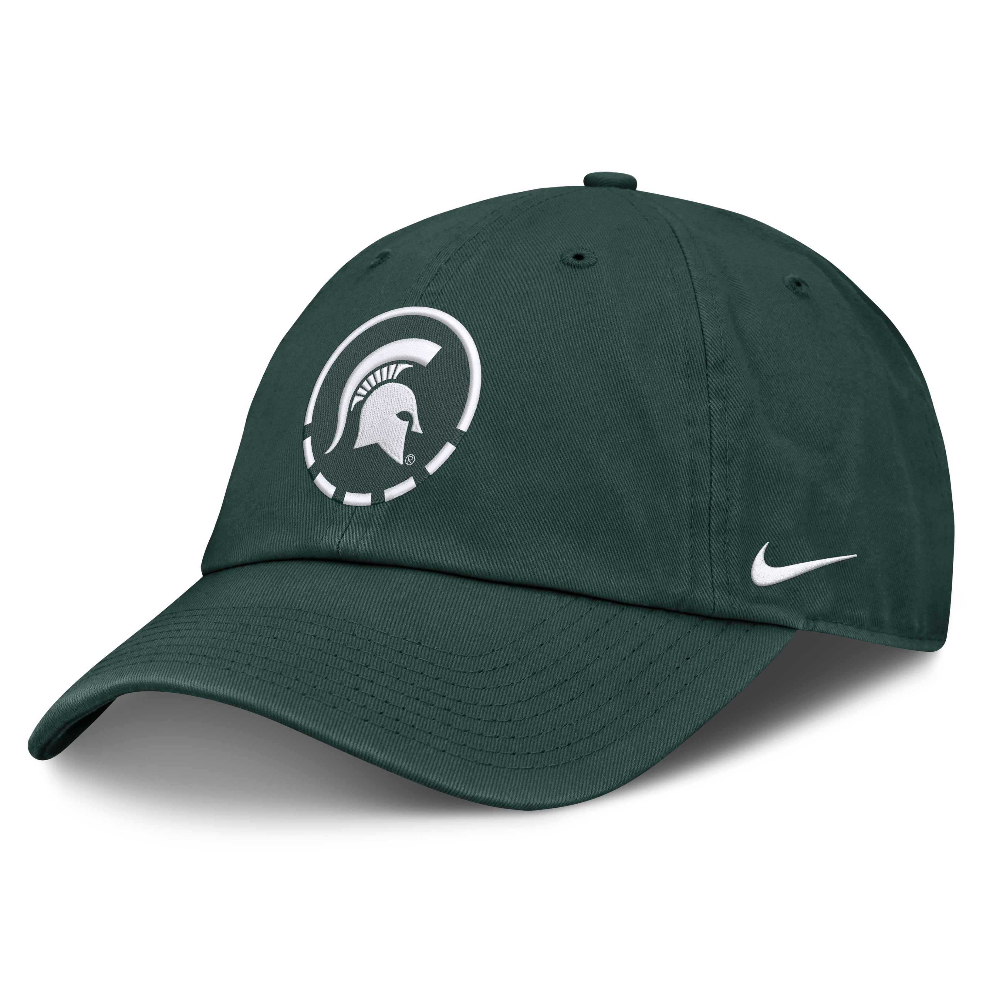 Men's Nike Forest Green Michigan State Spartans Primetime Basketball Club Adjustable Hat