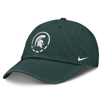 Men's Nike Forest Green Michigan State Spartans Primetime Basketball Club Adjustable Hat