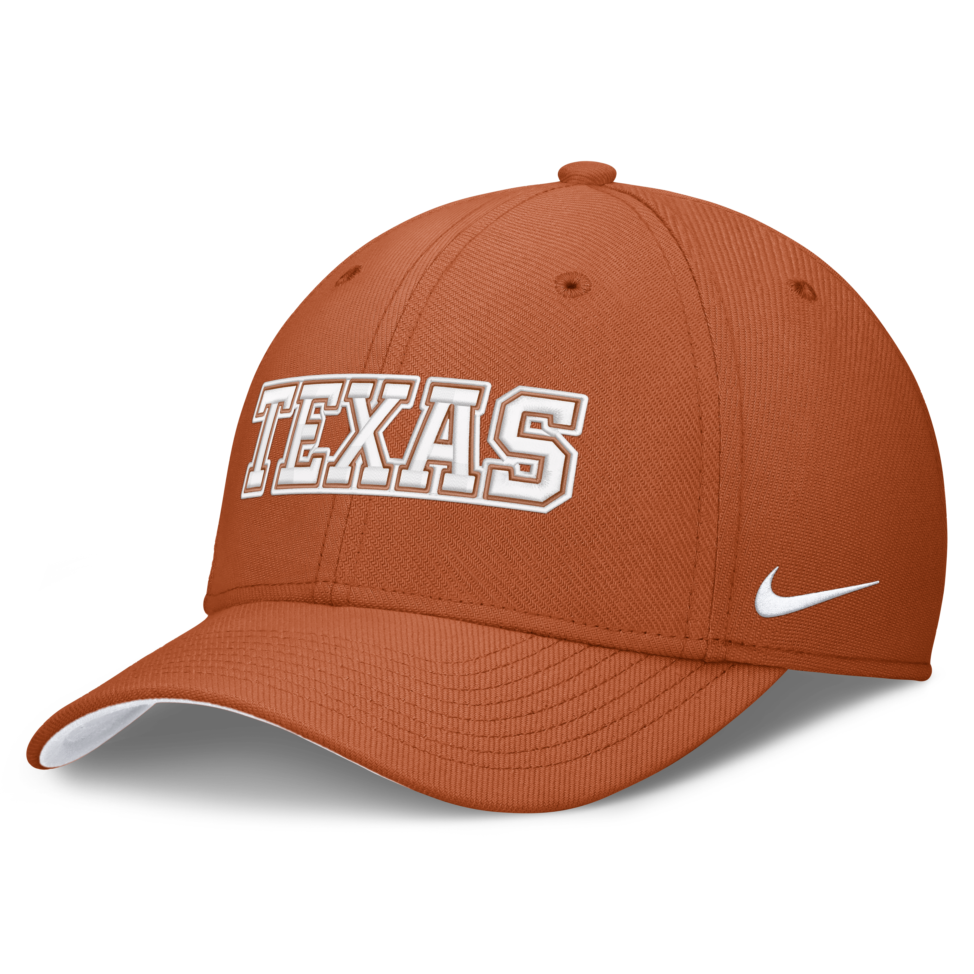 Men's Nike Texas Orange Texas Longhorns Primetime Team Rise Flex Hat