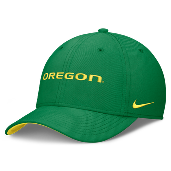 Men's Nike  Kelly Green Oregon Ducks Primetime Team Rise Flex Hat