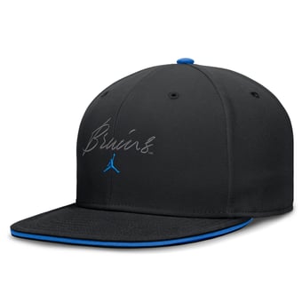 Men's Jordan Brand Black UCLA Bruins Dri-FIT Primetime Script Fitted Hat