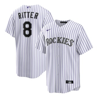 Men's Nike Ryan Ritter White Colorado Rockies Home Replica Jersey