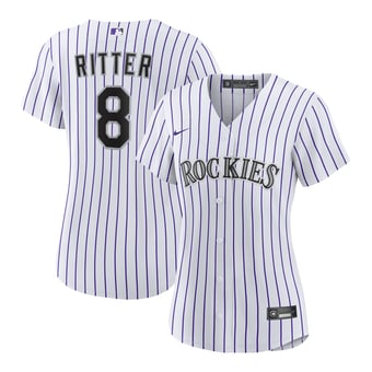 Women's Nike Ryan Ritter White Colorado Rockies Home Replica Jersey