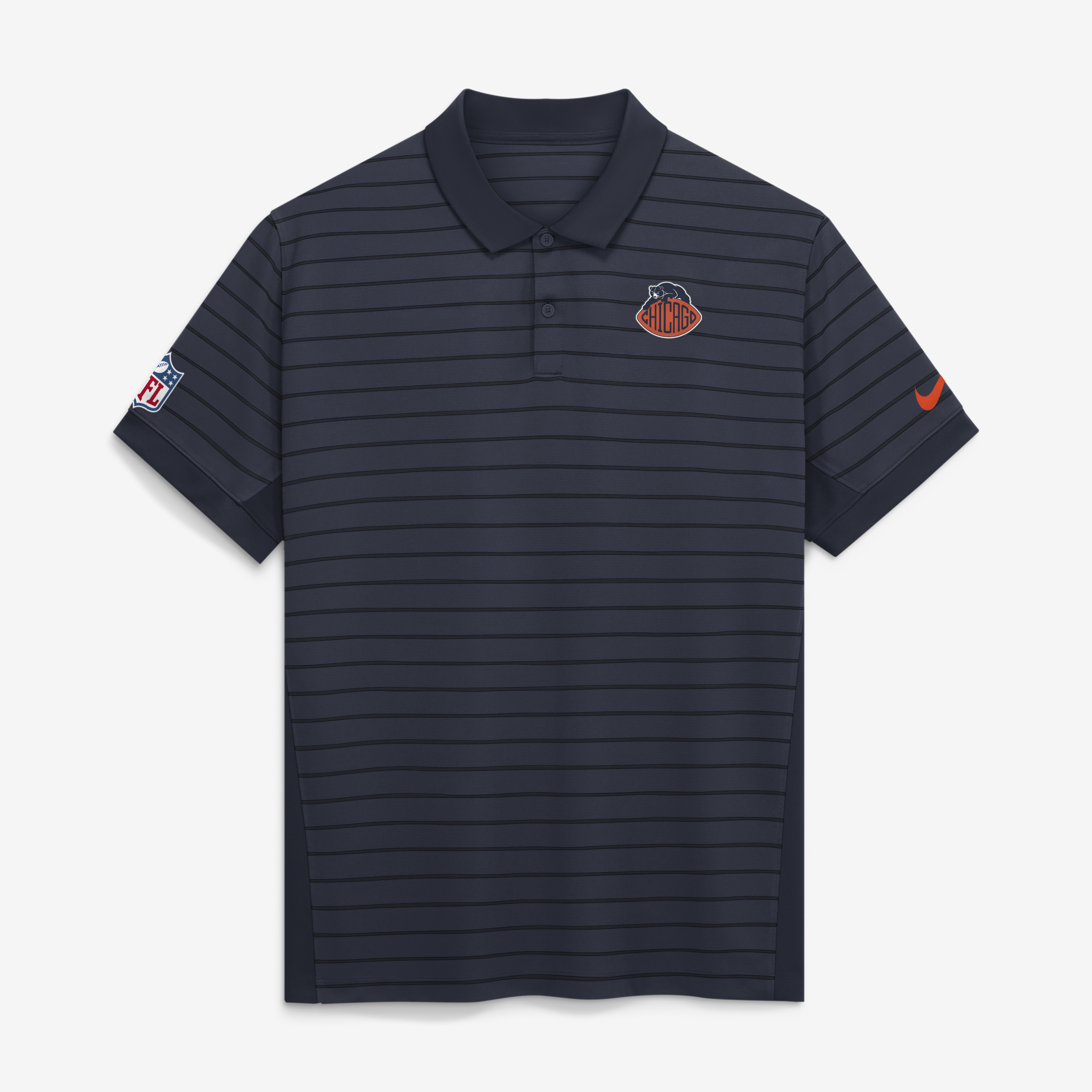 Men's Nike  Navy Chicago Bears 2026 Rivalries Collection Sideline Victory Polo