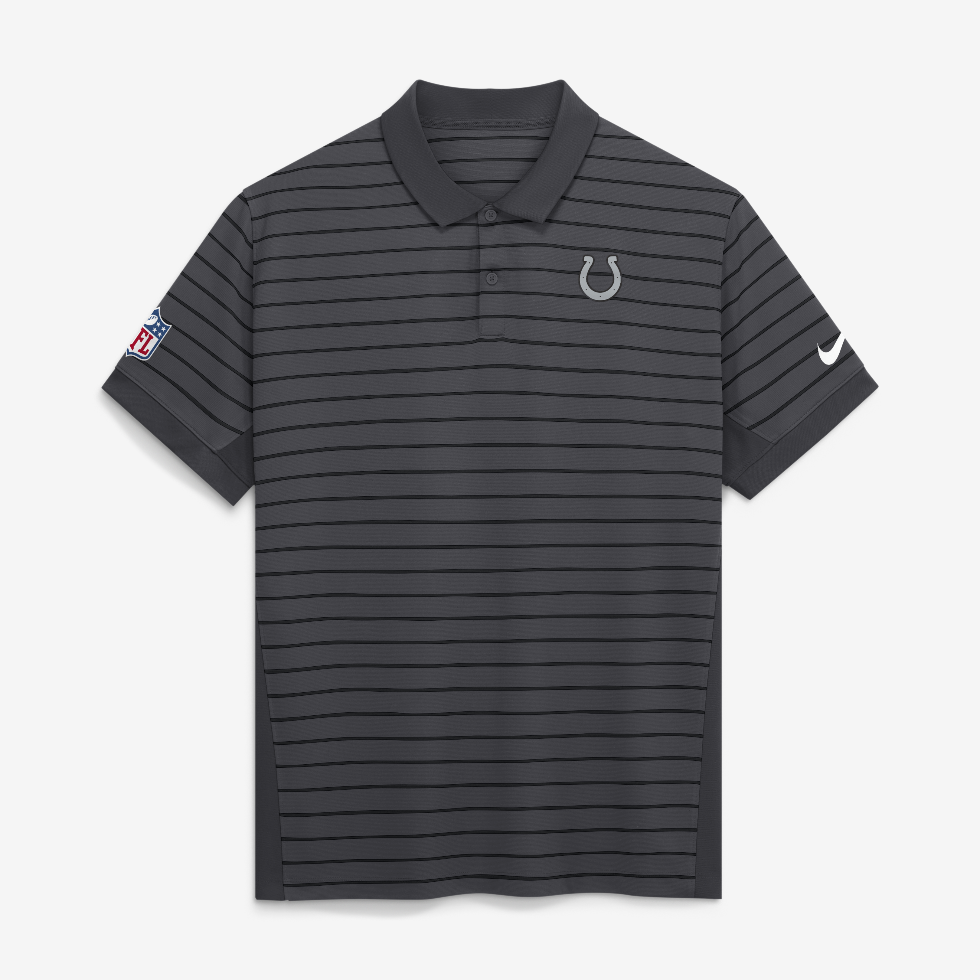 Men's Nike  Anthracite Indianapolis Colts 2026 Rivalries Collection Sideline Victory Polo