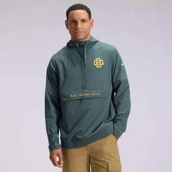 Men's Nike  Green Green Bay Packers 2026 Rivalries Collection Sideline Anorak Half-Zip Jacket