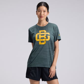 Women's Nike  Green Green Bay Packers 2026 Rivalries Collection Sideline Velocity Dri-FIT T-Shirt