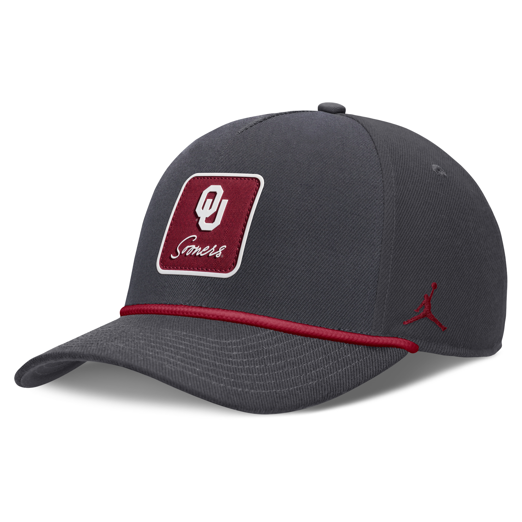 Unisex Nike Anthracite Oklahoma Sooners Script Rope Rise Adjustable Hat Unisex Nike Anthracite Oklahoma Sooners Script Rope Rise Adjustable Hat