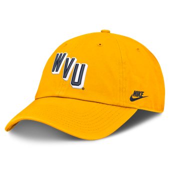 Men's Nike  Gold West Virginia Mountaineers Legacy Letter & Mascot Club Adjustable Hat