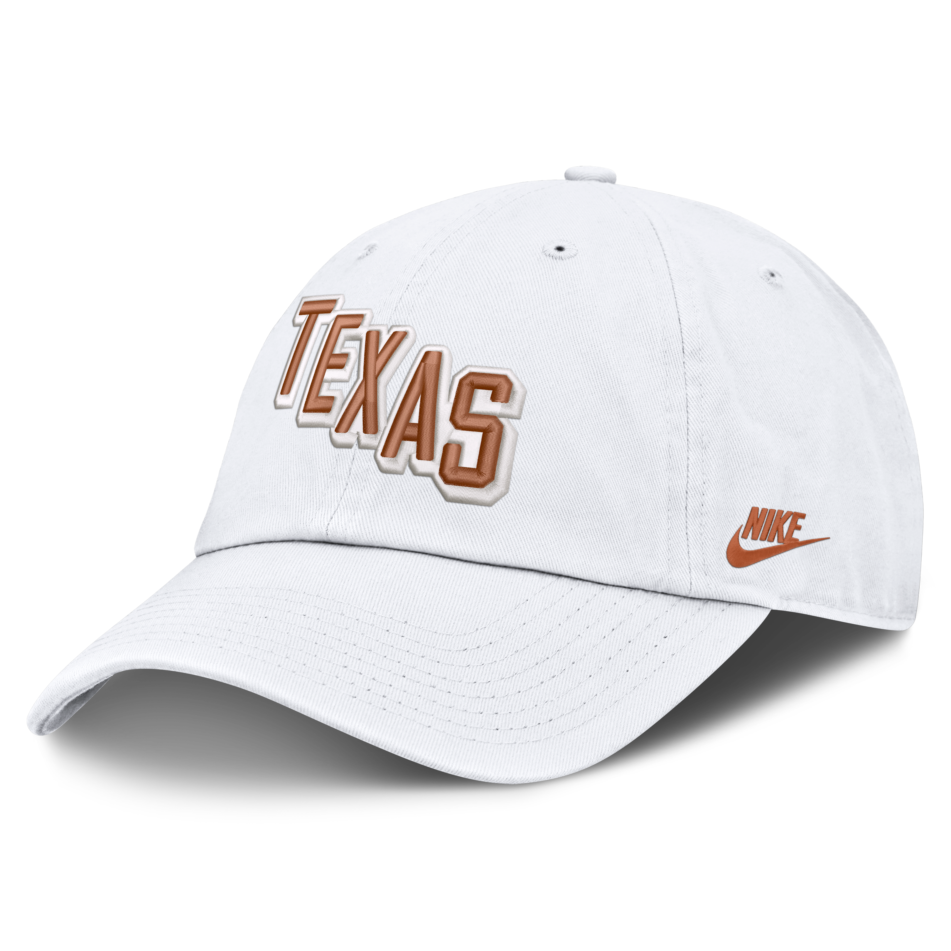 Men's Nike  White Texas Longhorns Legacy Letter & Mascot Club Adjustable Hat