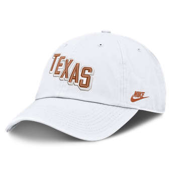 Men's Nike  White Texas Longhorns Legacy Letter & Mascot Club Adjustable Hat