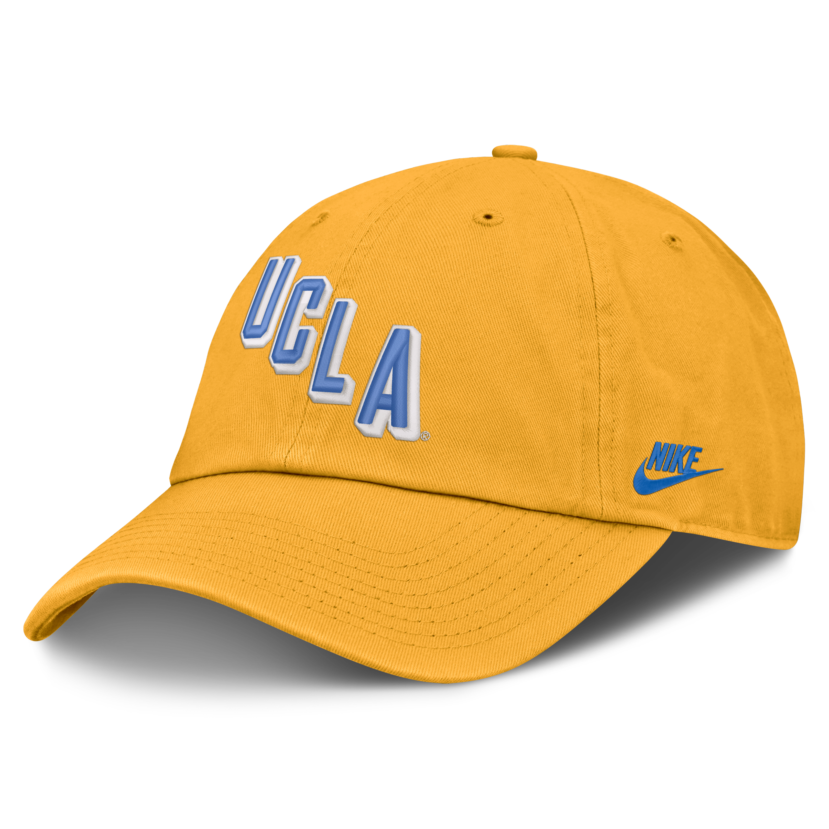 Men's Nike  Gold UCLA Bruins Legacy Letter & Mascot Club Adjustable Hat
